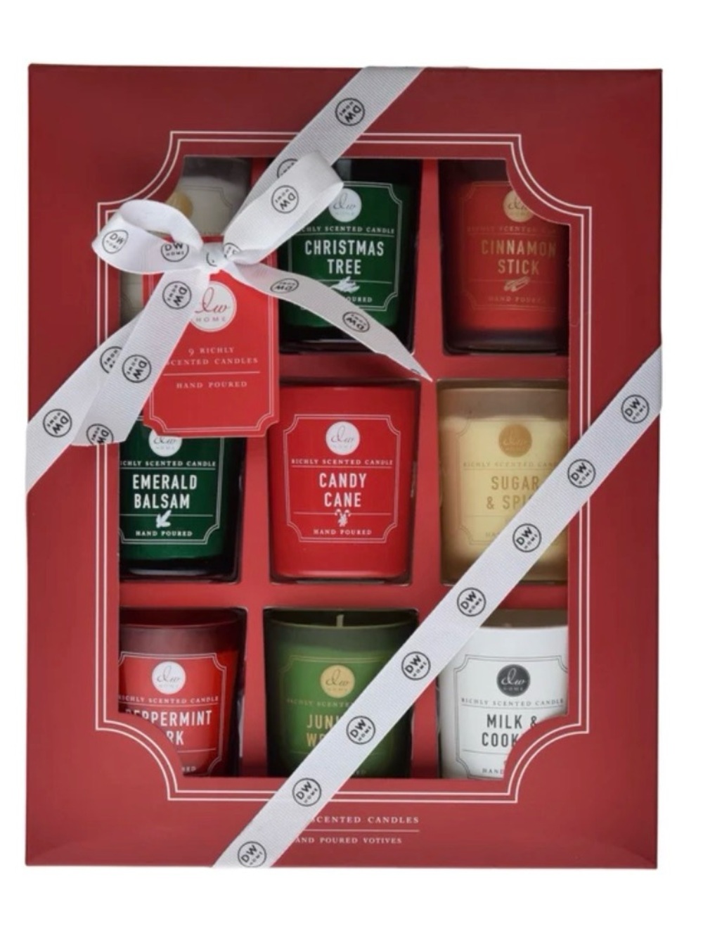 DW Home Signature Holiday 9-Piece Candle Box Set